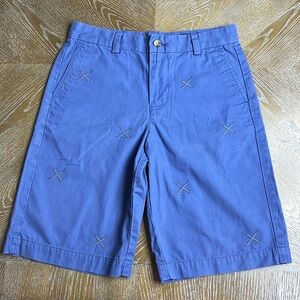 VINEYARD VINES Boy’s Blue Golf Embroidered Print Shorts 12